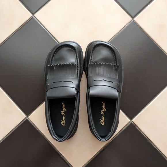 Ohne Project Luma Barefoot Loafers in Black size 37 Vegan Leather - Picture 2 of 7